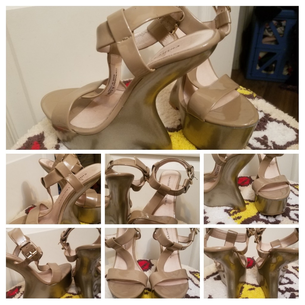 Ladies platform sandal